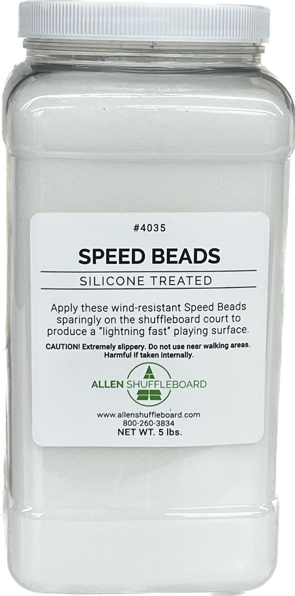 4035 or 4036 Speed Beads Silicone Treated (Plastic) Allen Shuffleboard