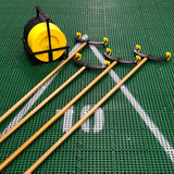 7020 - Deluxe Continental Shuffleboard Set (Cues, Discs, Carrier, Scoreboard, Wax)
