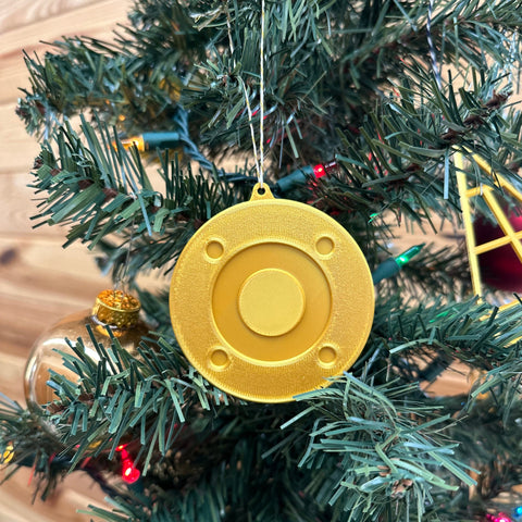 Shuffleboard Disc- Christmas Tree Ornament