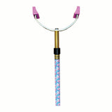 2076 - Designer Series- LIMITED- Telescoping Cue with 5 1/2 Swivel Head and Big Foot Runners