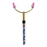 2076 - Designer Series- LIMITED- Telescoping Cue with 5 1/2 Swivel Head and Big Foot Runners