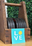 8513 - LOVE Shuffleboard Sticker
