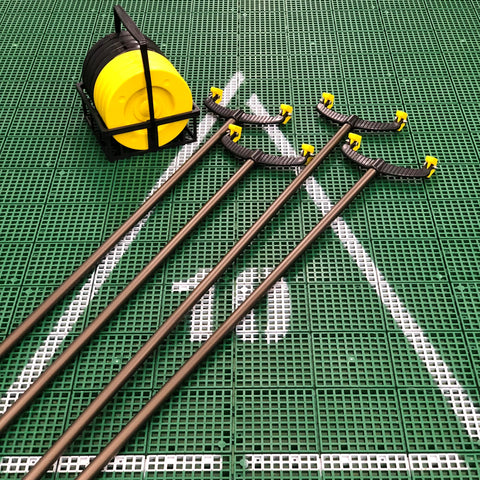 7005- Continental Shuffleboard Set (Cues, Discs, Carrier, Rules)