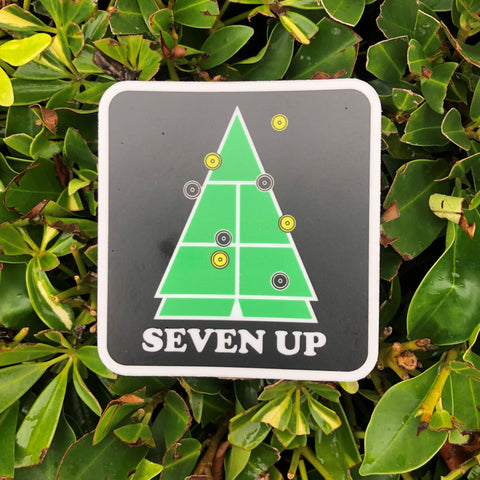 8517 - Seven Up- Shuffleboard Sticker